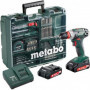 METABO Perceuse visseuse BS18 Quick 18V - coffret +74 acc - 602217880