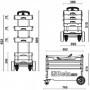 BETA Chariot porte outils pliable pour l exterieur - C27S