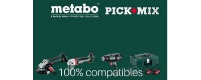 Metabo Pick Mix Outils sans-fil compatibles : batterie et chargeur 18V